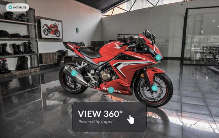 CBR Motorcycle 360 Spin